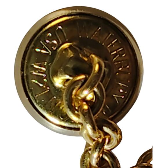 Navy Button Eye Backed, Linked Buttons, Size: 28 Ligne, Approx.. 5/8"D - Picture 5 of 5